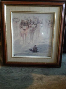 John Seery/Lester "out of the blizzard" print with frame