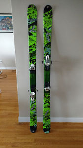 K2 Press Skis 169cms with Marker Freeten bindings + Poles