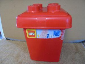 LEGO, CONTAINER and 2 LBS LEGO PIECES