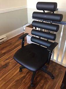 Leather computer office chair
