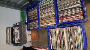 Lot of records all boxes you see
