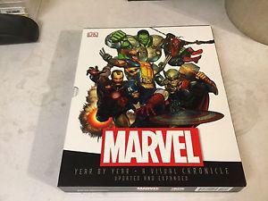 MARVEL YEAR BY YEAR A VISUAL GUIDE MINT HARDCOVER