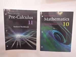 Mathematics 10 and 20 workbook, New