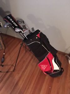 Men's golf clubs and bag