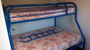 Metal Bunk Beds with mattresses