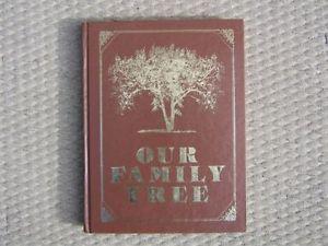 NEW - HARDCOVER FAMILY TREE BOOK - NEVER USED