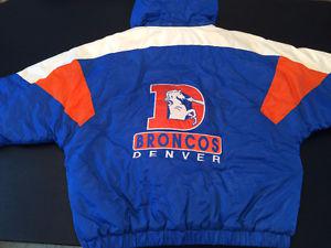 NFL Denver Broncos Game Day Pullover Style sideline jacket