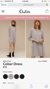 NWT Aritzia Wilfred Free Cober Dress
