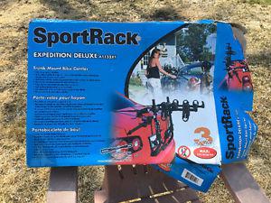 New - "Sport Rack" Trunk Mount Bike Carrier for 3 Bikes