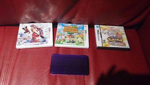 Nintendo 3DS + 4 Games