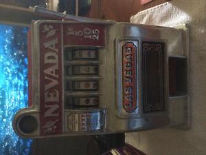 Old toy Las Vegas slot machine.