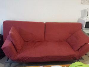 Red Fold out Couch