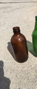 Retro stubby beer bottles