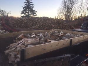 Seasoned split hardwood firewood for sale
