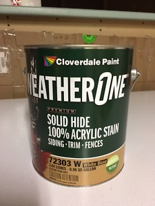 Solid Hide White Acrylic Stain