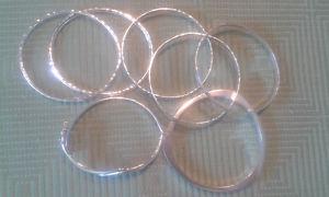Sterling silver bangles/bracelets