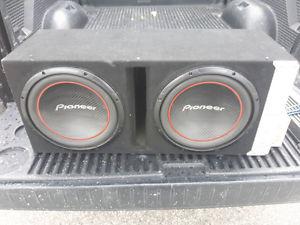 Subs and amp