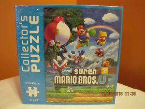Super Mario Bros. U Collector's Puzzle, 18"x24", NIB