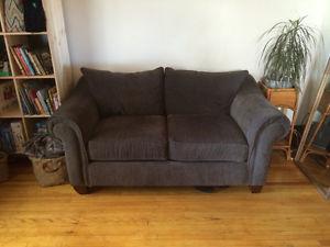 Three seat couch - brown