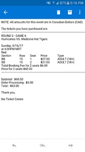 Tigers game 6 in leth Sunday 2 tickets
