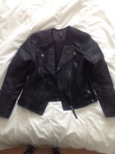 Topshop Leather Jacket, Medium