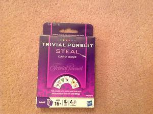 Trivia Pursuit Card Game- Steal