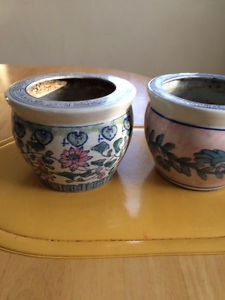 Two Gardening Pots $8.00 price reduced