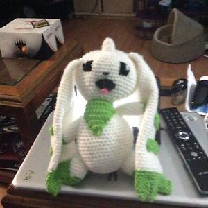 Various crocheted toys