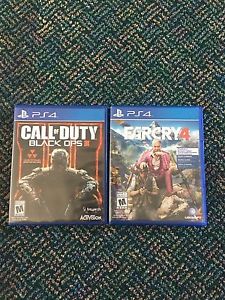 Wanted: FARCRY 4 AND BLACK OPS 3 VERY CHEAP!! SELLING BOTH