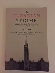 Wanted: The Canadian Regime textbook
