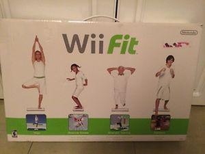 Wii fit with wii fit game