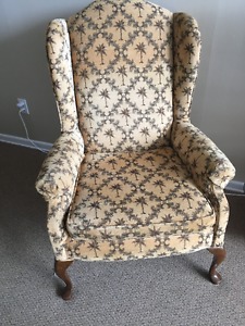 Winged Back Chair - $75 OBO