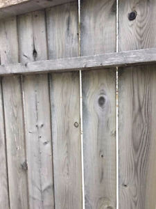 Wood for fence