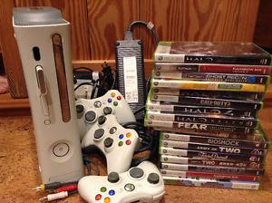 Xbox 360 plus 16 games