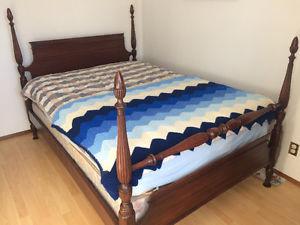 double size bedframe with headboard