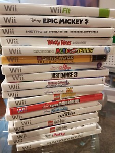 lot of 18 Wii games