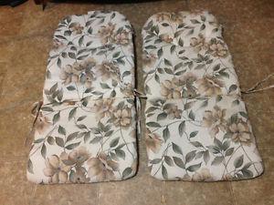 set of two patio cushions