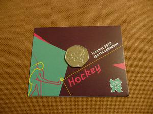 50 pence coin London Olympics  - HOCKEY