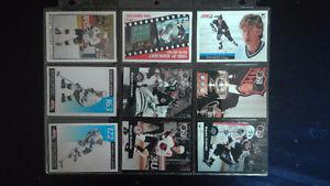 9 Wayne Gretzky Hockey cards - ESTATE SALE