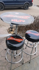 Bar table and stool set