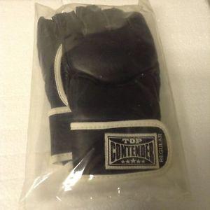 Black Top Contender MMA Training Gloves