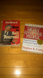 Books:Sell yourself & 7 habits of highly effective people