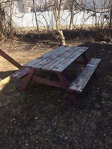 Children's picnic table