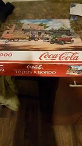 Coca-Cola All Aboard  Piece Jigsaw Puzzle New