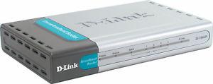 D-Link DI-704UP Cable/DSL Router 4-Port Switch USB Print