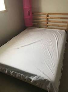 DOUBLE BED WITH MATTRESS