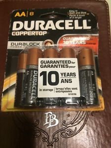 DURACELL AA Batteries - 8 Pack - Brand New