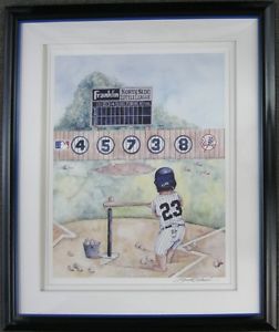 Don Mattingley #23 -N.Y. Yankees Framed Picture
