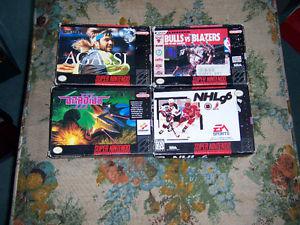 FOR SALE.S.NINTENDO GAMES,SYSTEM SOLD,