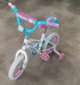 GIRLS 12 INCH ''FROZEN'' BICYCLE
